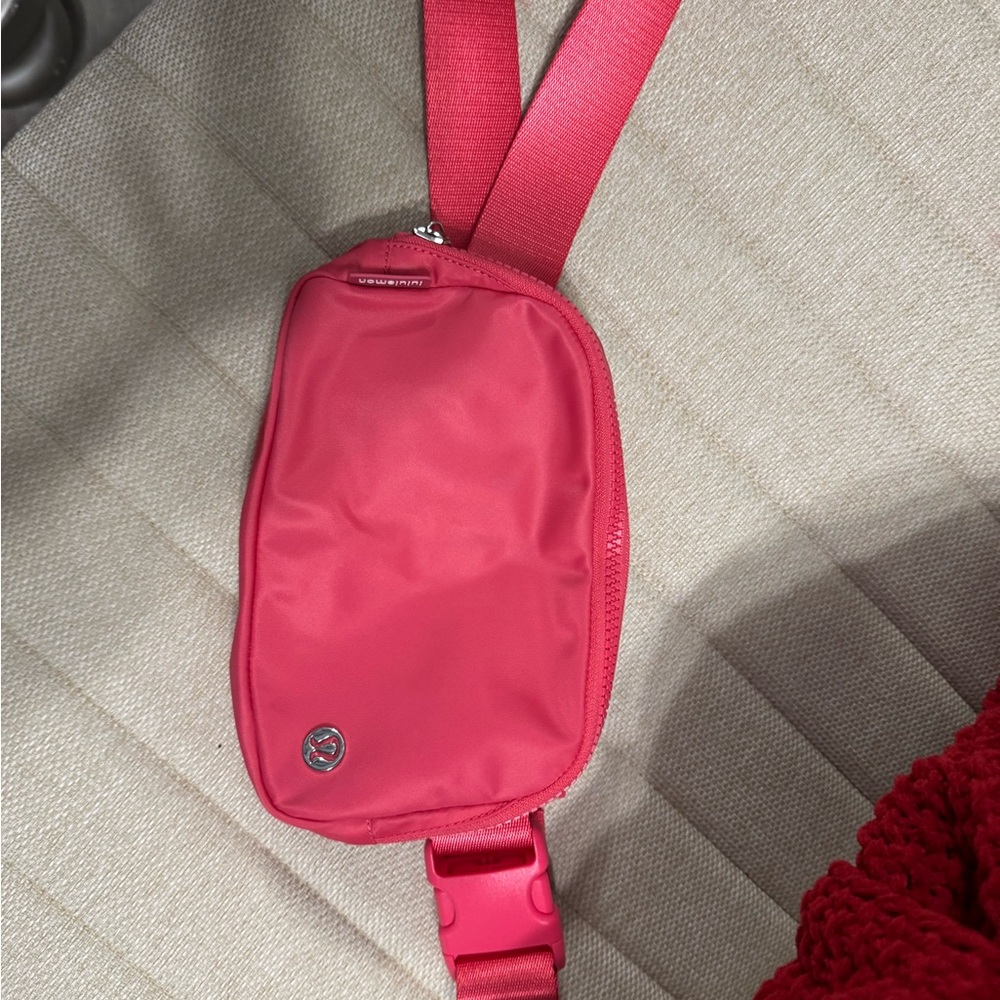 Pink Lululemon belt Bag